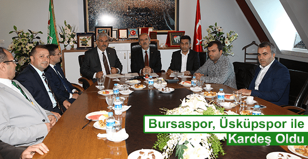 Bursaspor, Üsküpspor ile Kardeş Oldu