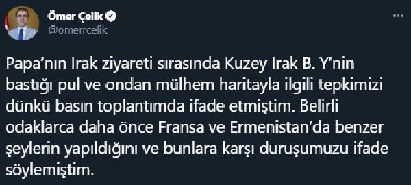 AK Parti Sözcüsü Çelik: Cumhurbaşkanımızın, Kabinemizin ve Cumhur İttifakı’nın yalanlarla hedef alınması şuursuzluktur