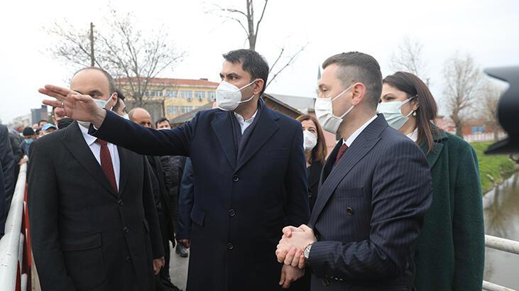 Bakan Kurum, Edirne’nin Havsa ilçesinde incelemelerde bulundu